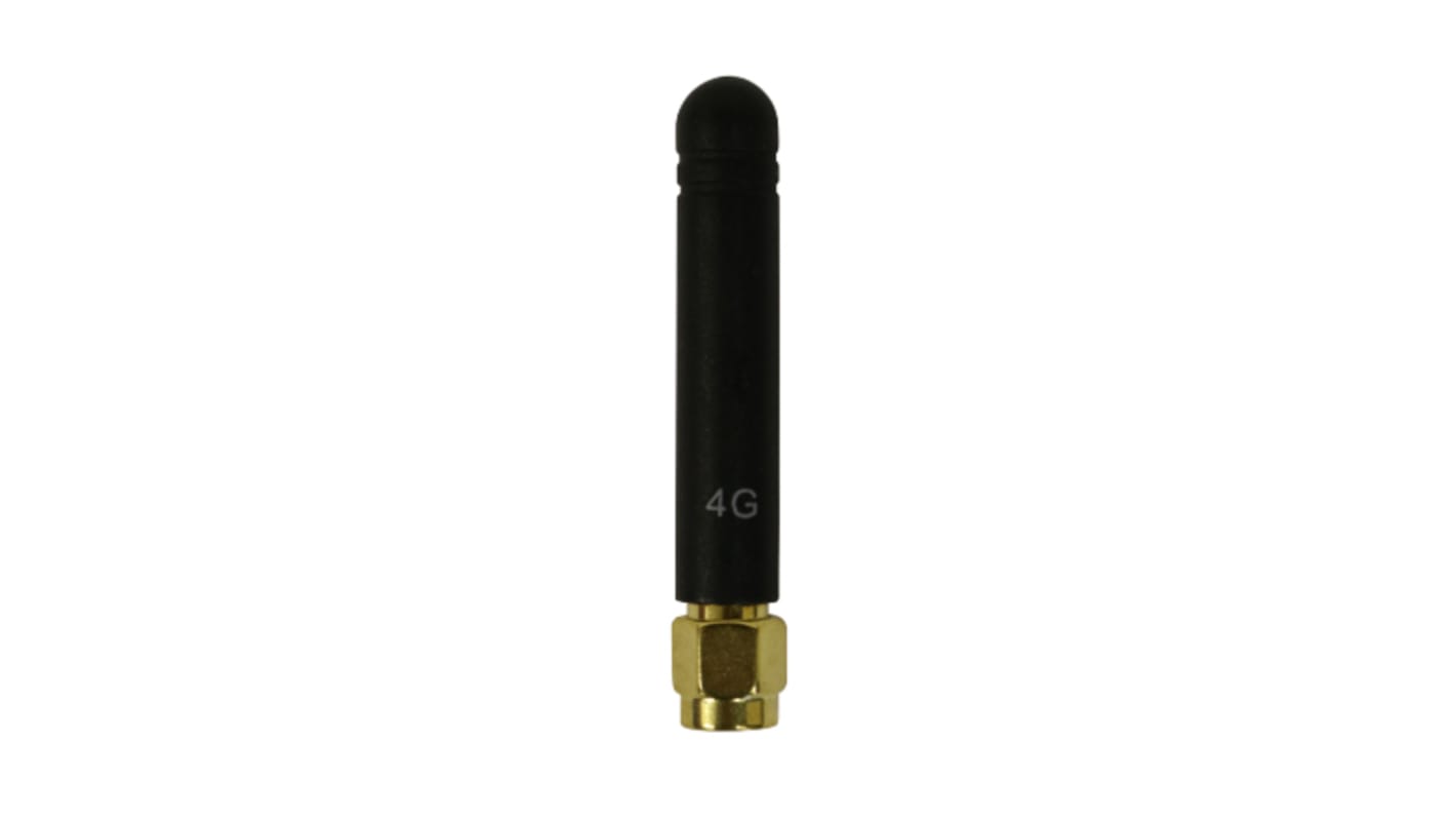 CTi GSM/4G/CH/SMA Stubby Multiband Antenna with SMA Connector, 2G (GSM/GPRS), 3G (UTMS), 4G (LTE)