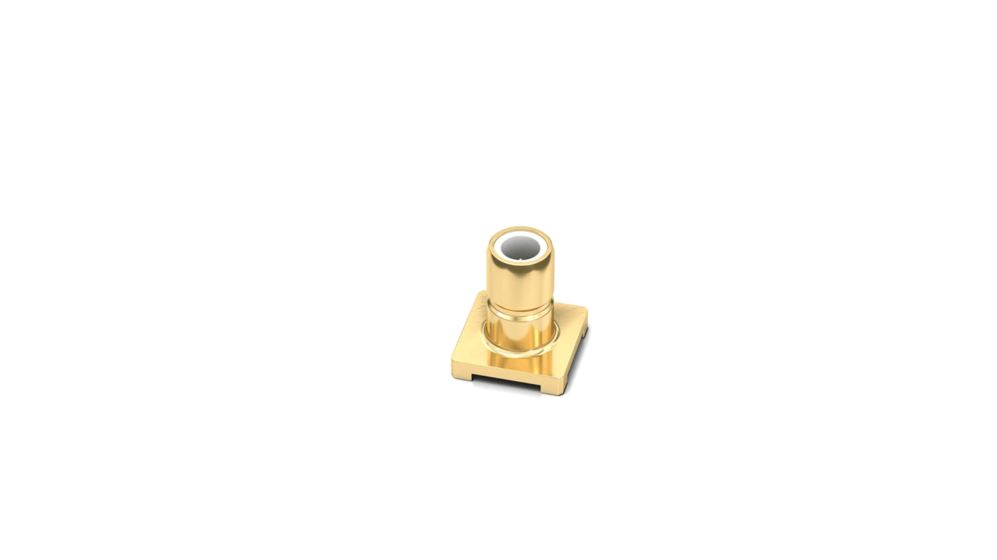 Wurth Elektronik WR-SMB Series, jack Surface Mount SMB Connector, Solder Termination, Straight Body