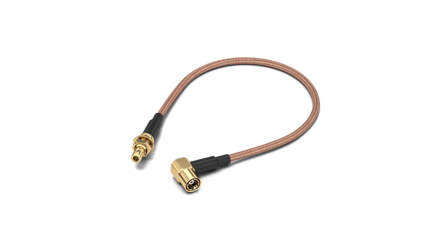 Wurth Elektronik WR-CXASY Series Male SMB to Female SMB, 152.4mm, RG316/U Coaxial, Terminated50 Ω