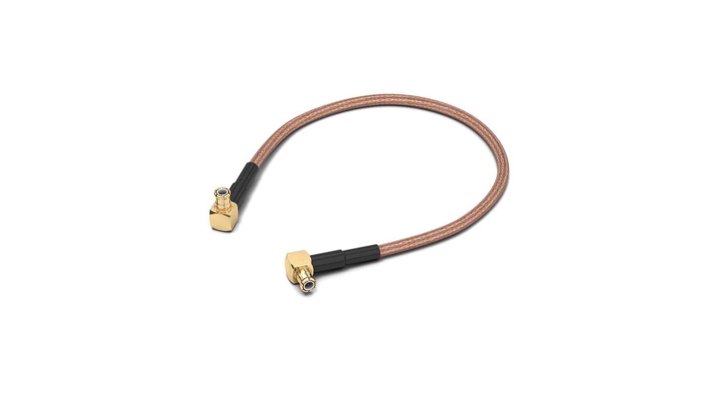 Wurth Elektronik WR-CXASY Series Male MCX to Male MCX, 152.4mm, RG178/U Coaxial, Terminated50 Ω