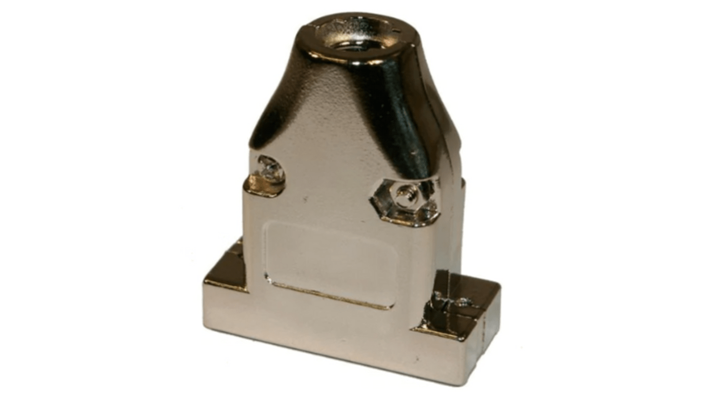 Norcomp 994 Series Zinc Alloy D Sub Backshell, 15 Way, Strain Relief