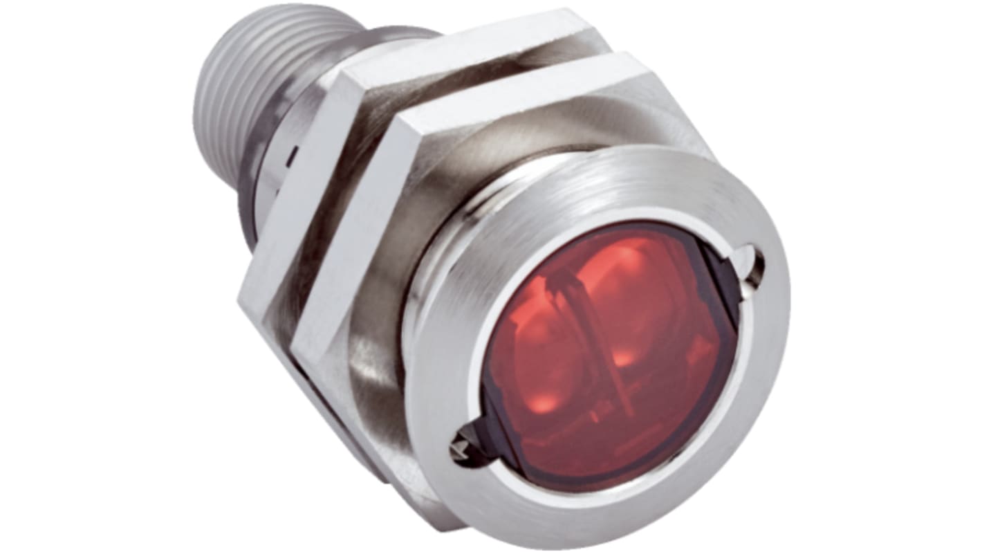 Sick Retroreflective Photoelectric Sensor, Barrel Sensor, 7.2 m Detection Range