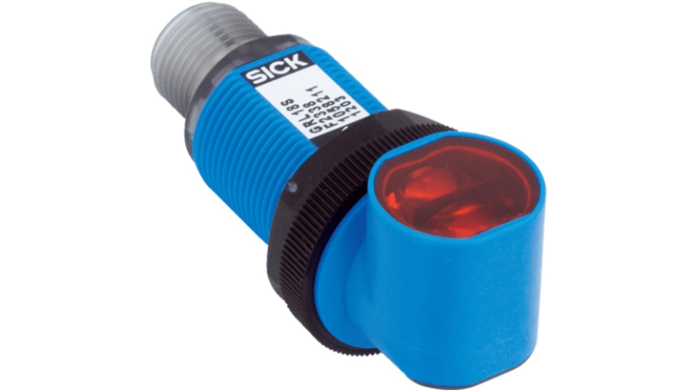 Rs-Online Sensore fotoelettrico Cilindrico SICK a retroriflessione rilevamento 7 2 m uscita PNP