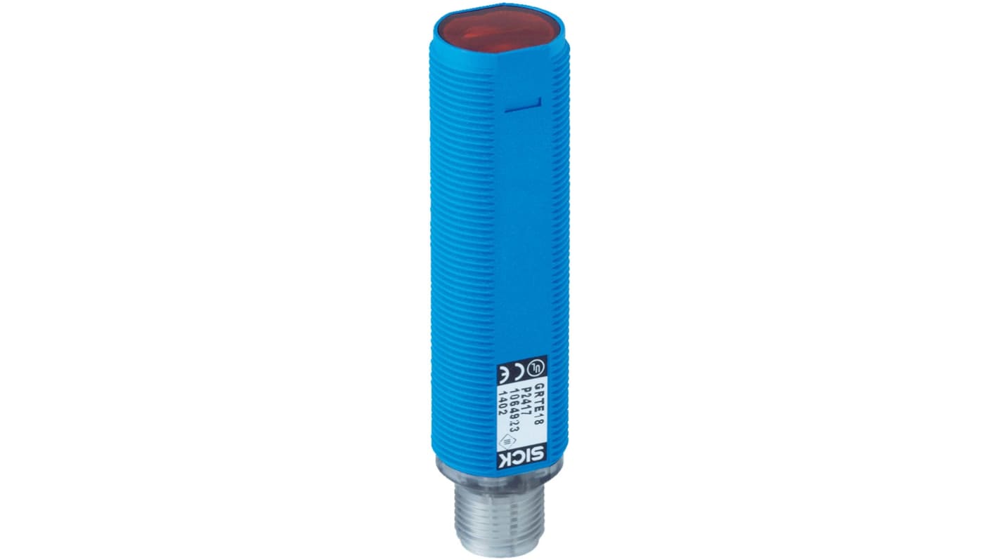 Rs-Online Sensore fotoelettrico Cilindrico SICK a retroriflessione rilevamento 7 2 m uscita PNP