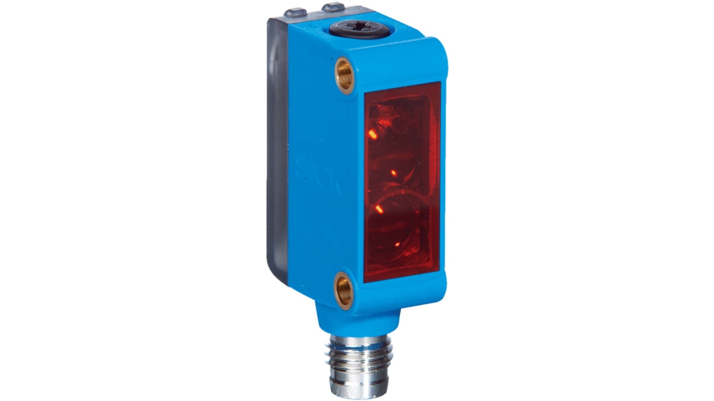 Rs-Online Sensore fotoelettrico Rettangolare SICK a retroriflessione rilevamento 6 m uscita NPN