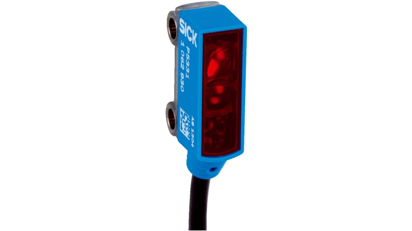 Rs-Online Sensore fotoelettrico Rettangolare SICK a retroriflessione rilevamento 1 2 m uscita PNP