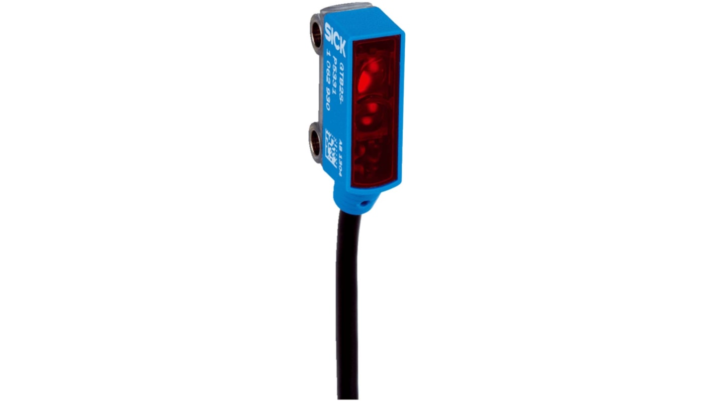 Rs-Online Sensore fotoelettrico Rettangolare SICK a retroriflessione rilevamento 3 m uscita PNP