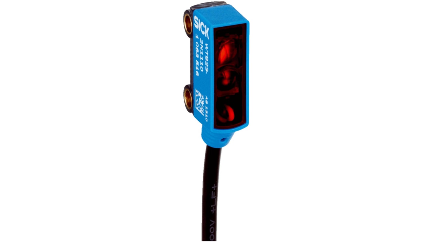 Rs-Online Sensore fotoelettrico Rettangolare SICK a retroriflessione rilevamento 1 2 m uscita NPN