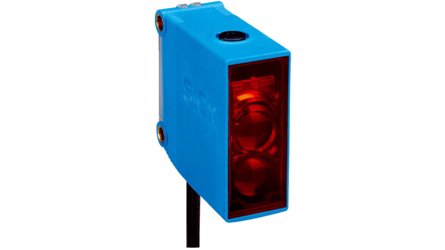 Rs-Online Sensore fotoelettrico Rettangolare SICK a retroriflessione rilevamento 12 m uscita Relè
