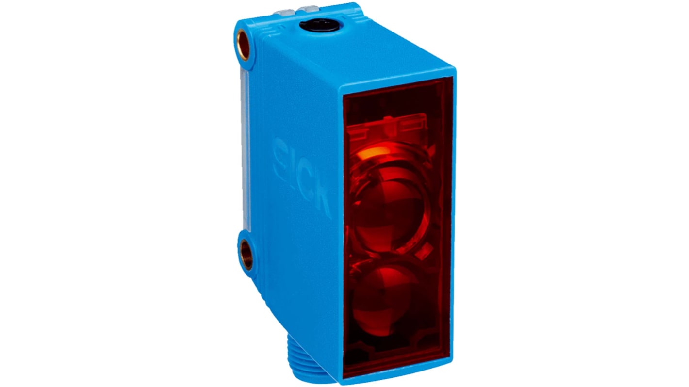Rs-Online Sensore fotoelettrico Rettangolare SICK a retroriflessione rilevamento 12 m uscita PNP