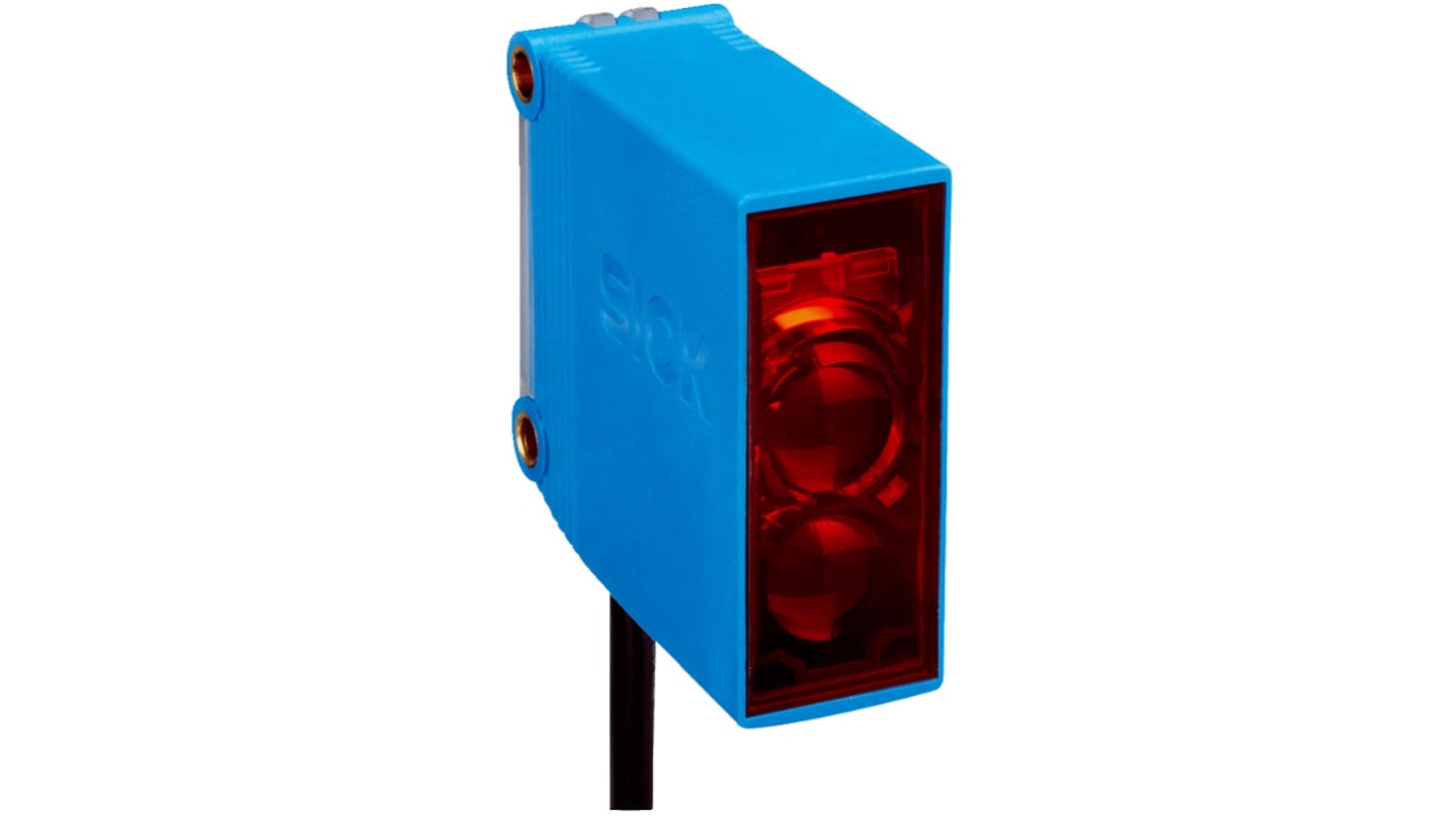 Rs-Online Sensore fotoelettrico Rettangolare SICK a retroriflessione rilevamento 12 m uscita Relè