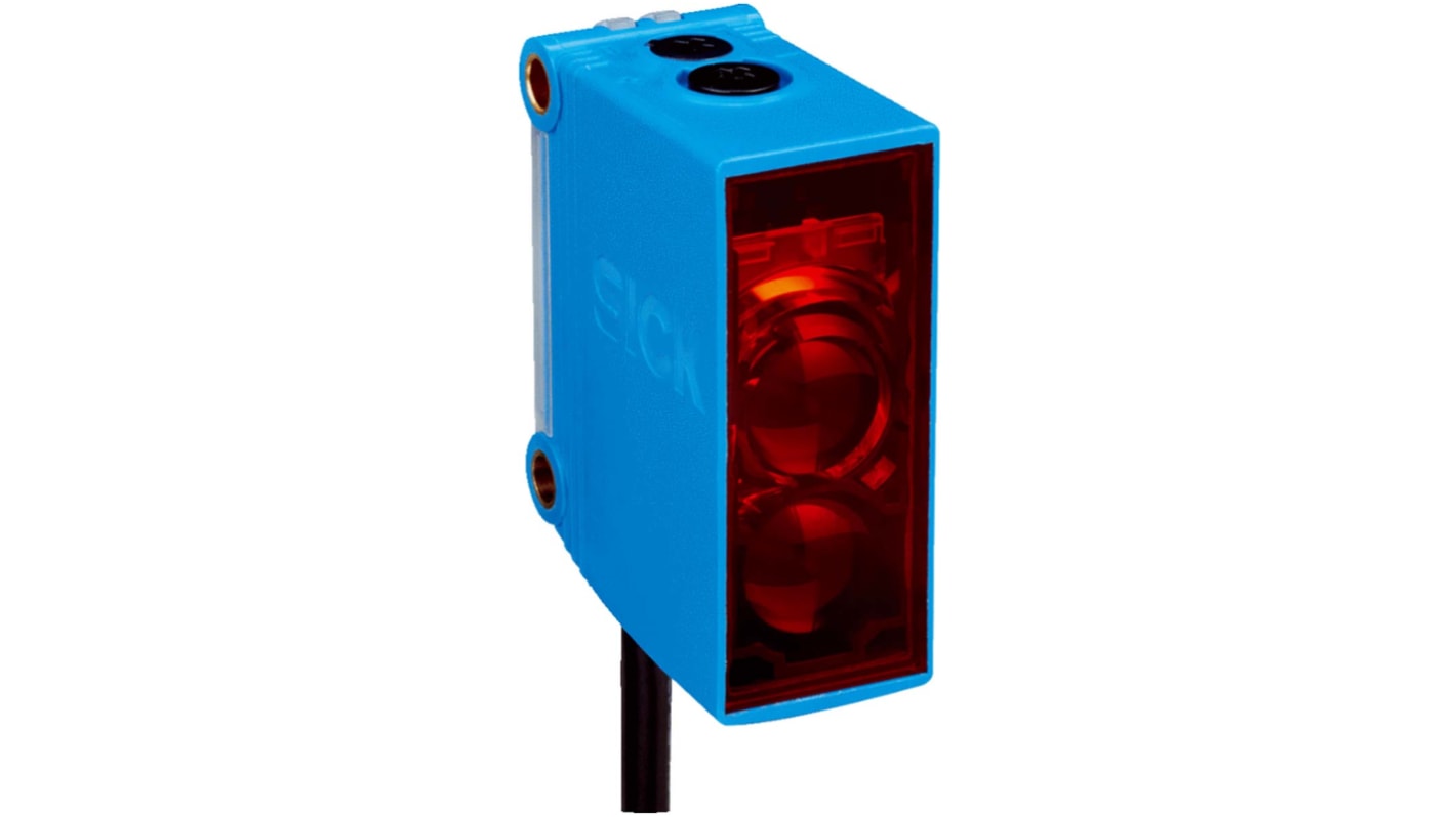 Rs-Online Sensore fotoelettrico Rettangolare SICK a retroriflessione rilevamento 12 m uscita PNP