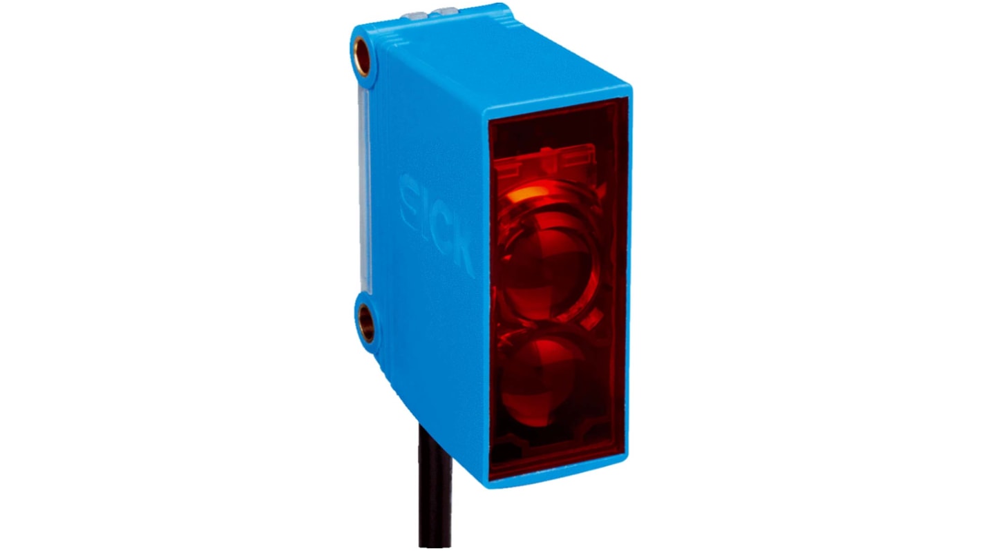 Rs-Online Sensore fotoelettrico Rettangolare SICK a retroriflessione rilevamento 10 m uscita PNP