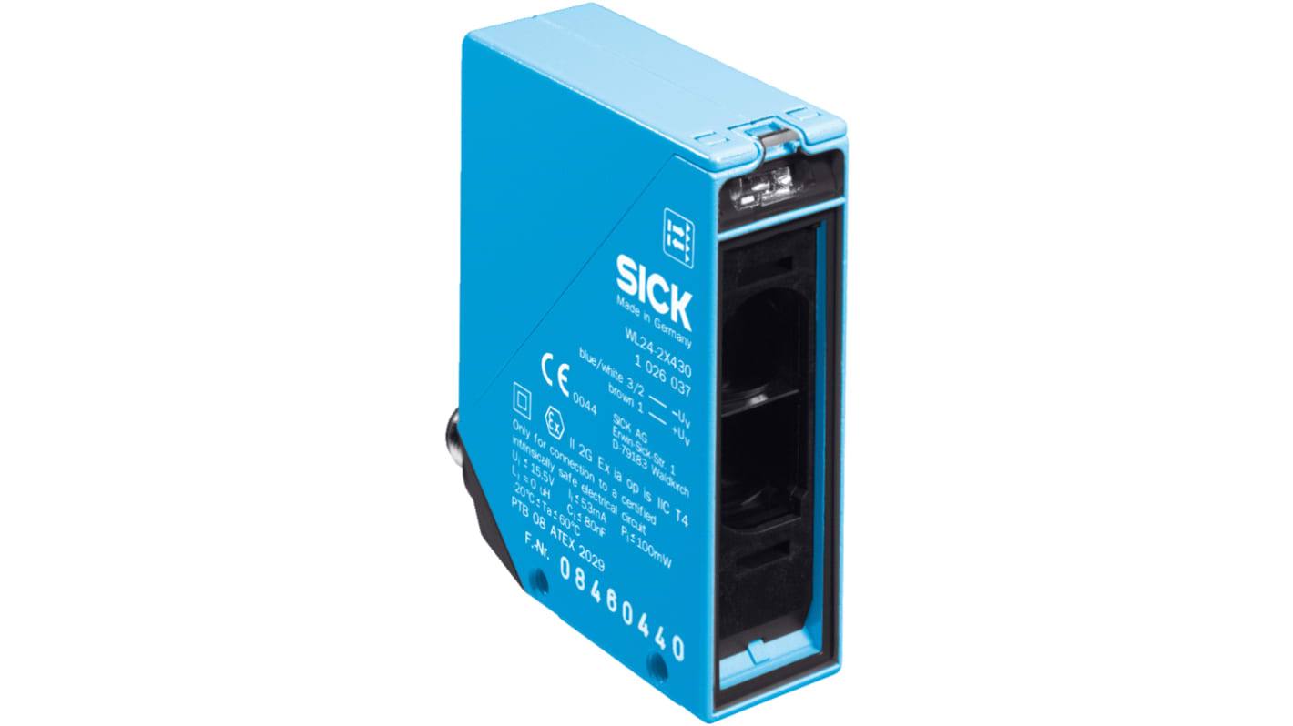 Rs-Online Sensore fotoelettrico Rettangolare SICK a retroriflessione rilevamento 22 m uscita NAMUR