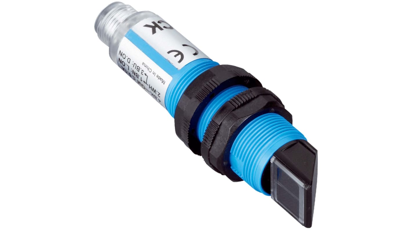 Rs-Online Sensore fotoelettrico Cilindrico SICK a retroriflessione rilevamento 5 5 m uscita PNP