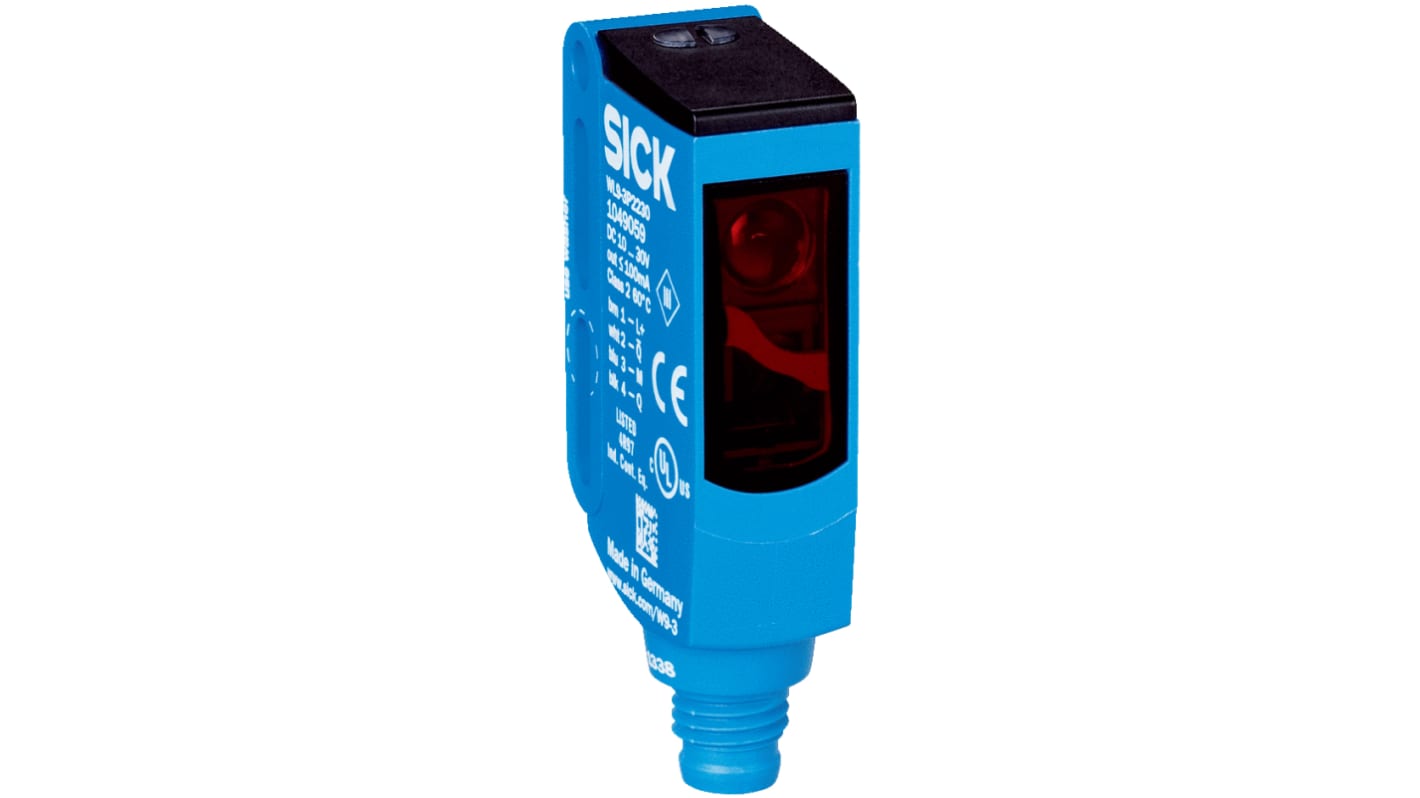 Rs-Online Sensore fotoelettrico Rettangolare SICK a retroriflessione rilevamento 4 m uscita NPN