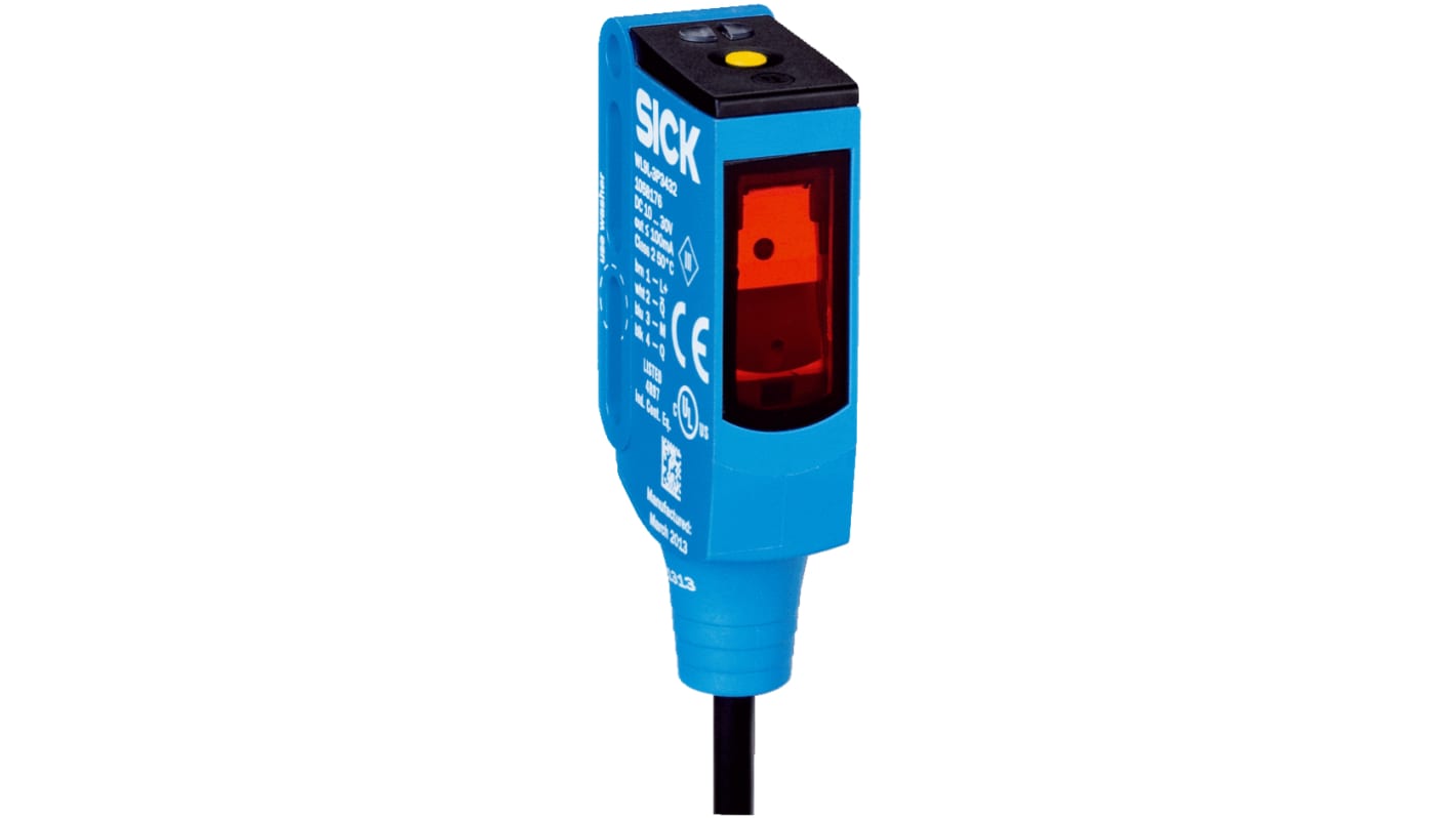 Rs-Online Sensore fotoelettrico Rettangolare SICK a retroriflessione rilevamento 12 m uscita PNP