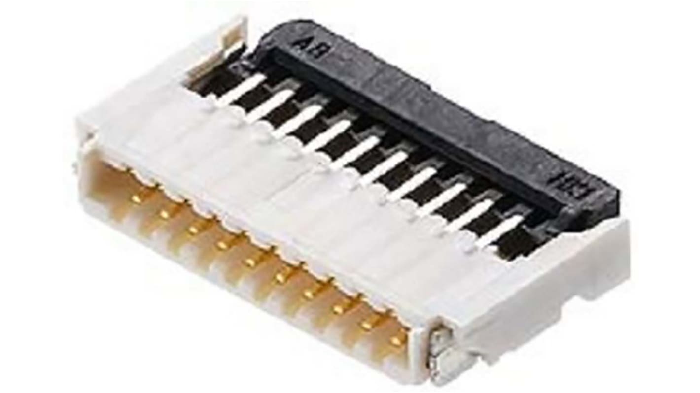 Molex FPC连接器, 母座, 12p, 0.5mm间距, SMT安装, FBH1系列