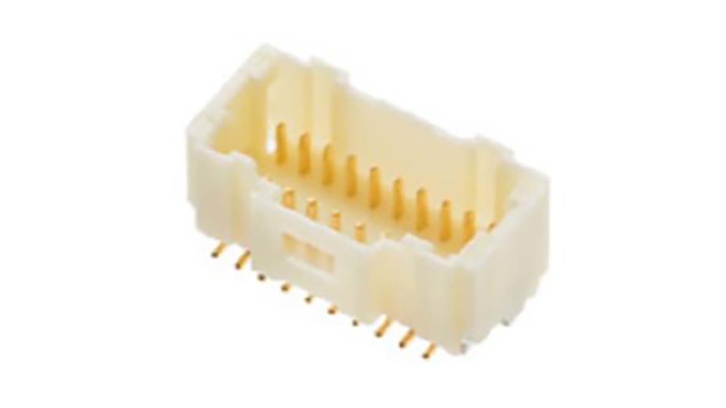 Molex Pico-Clasp Series Vertical PCB Header, 50 Contact(s), 1.0mm Pitch, 2 Row(s), Shrouded