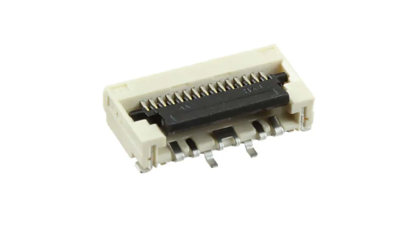 Molex FPC连接器, 母座, 15p, 0.5mm间距, SMT安装, Easy-On系列