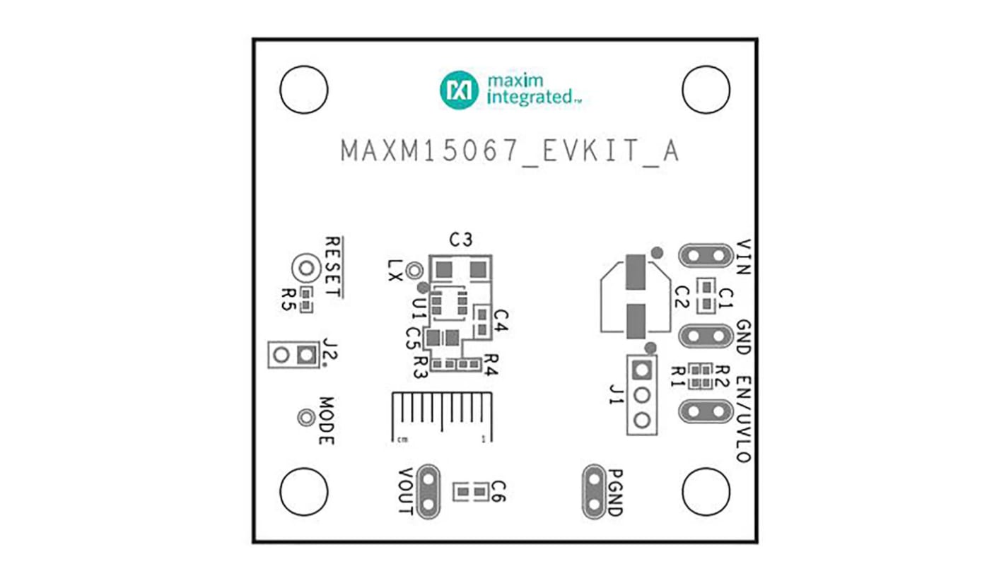 Maxim Integrated MAXM15067EVKIT# DC-DC Converter for MAXM15067 for Step Down DC-DC converter