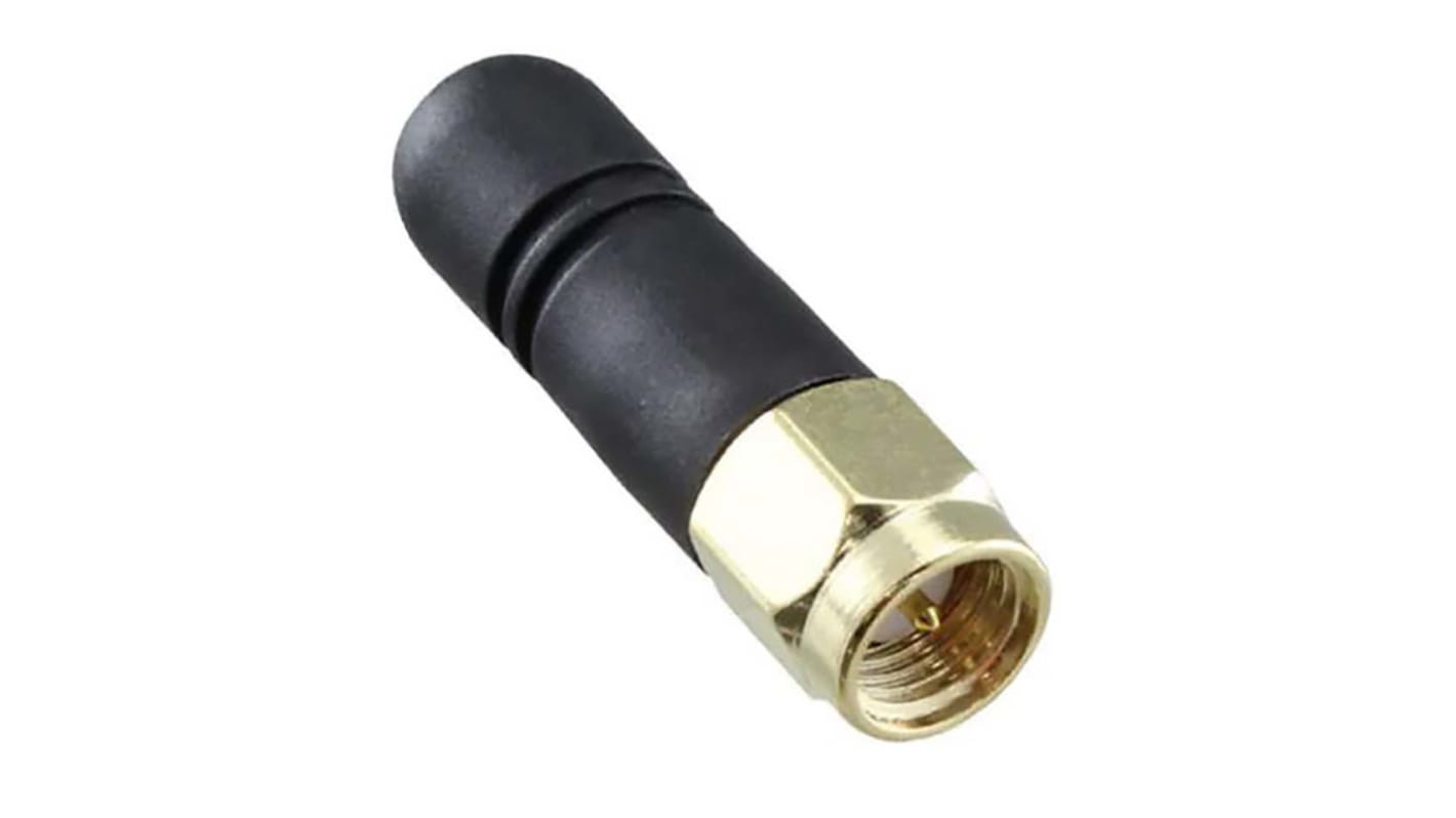 Siretta DELTA20/X/SMAM/S/S/35 Stubby WiFi Antenna with SMA Connector, Bluetooth (BLE), WiFi