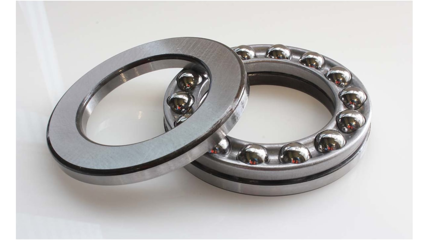 RS PRO 51209 Thrust Ball Bearing Open Type 45mm I.D 73mm O.D