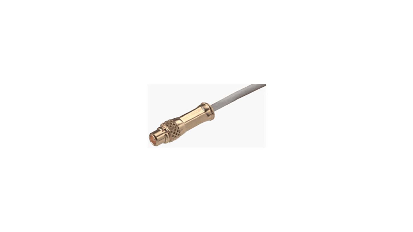 Connettore coassiale Ad angolo diritto Huber+Suhner, Maschio, 50Ω, Montaggio su cavo