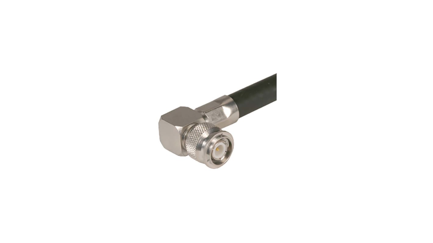 Huber+Suhner 16_TNC-50-7-17/133_NE Series, Plug Cable Mount TNC Connector, 50Ω, Crimp Termination, Right Angle Body