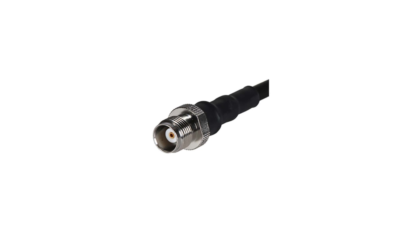 Huber+Suhner 21_TNC-50-4-16/133_NE Series, Jack Panel Mount TNC Connector, 50Ω, Crimp Termination, Straight Body