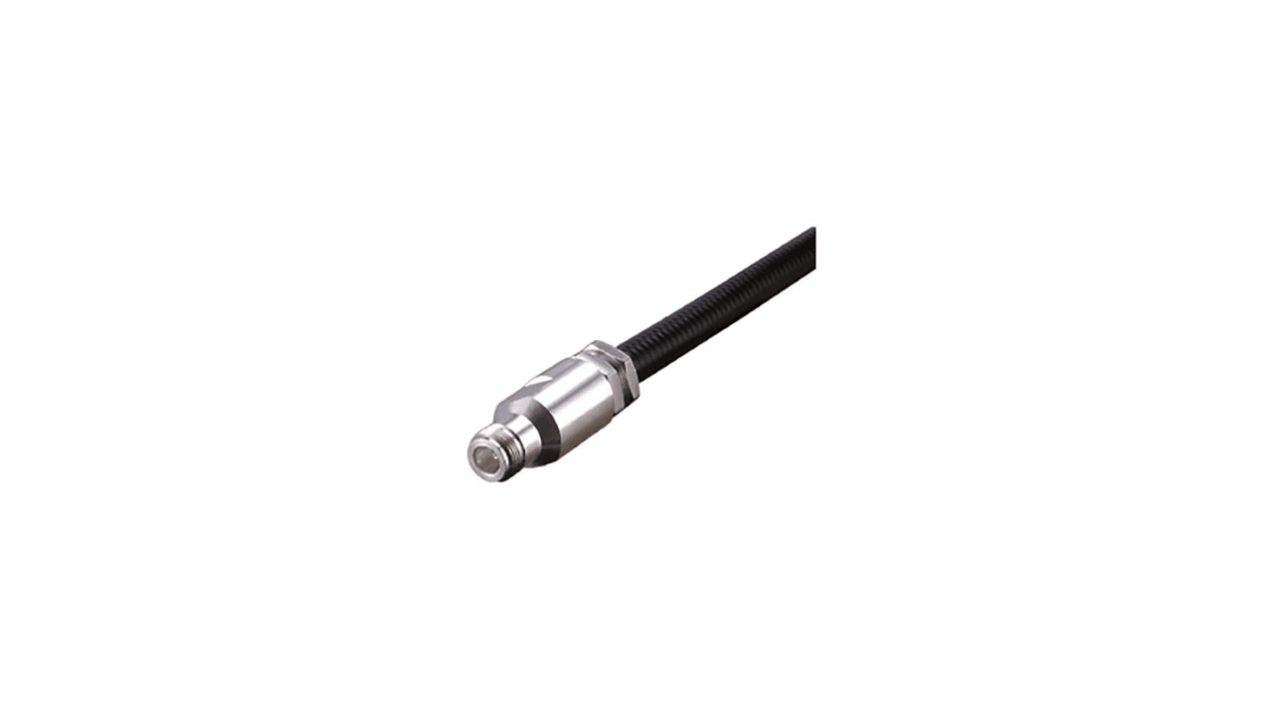 Huber+Suhner 21_N-50-9-9/033_-E Series, Jack Cable Mount N Connector, 50Ω, Clamp Termination, Straight Body