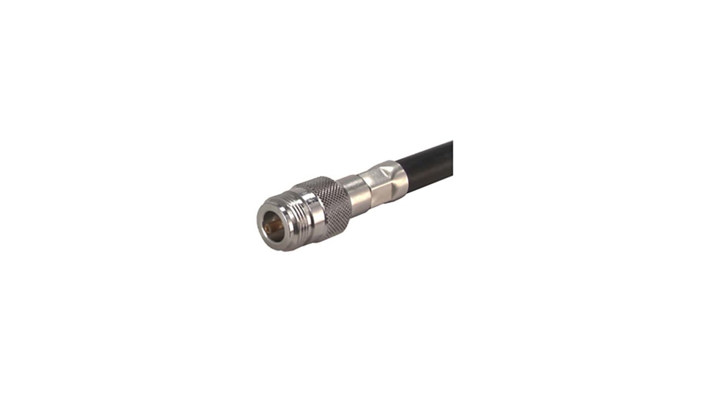 Huber+Suhner 21_N-50-7-14/133_NE Series, Jack Cable Mount N Connector, 50Ω, Crimp Termination, Straight Body