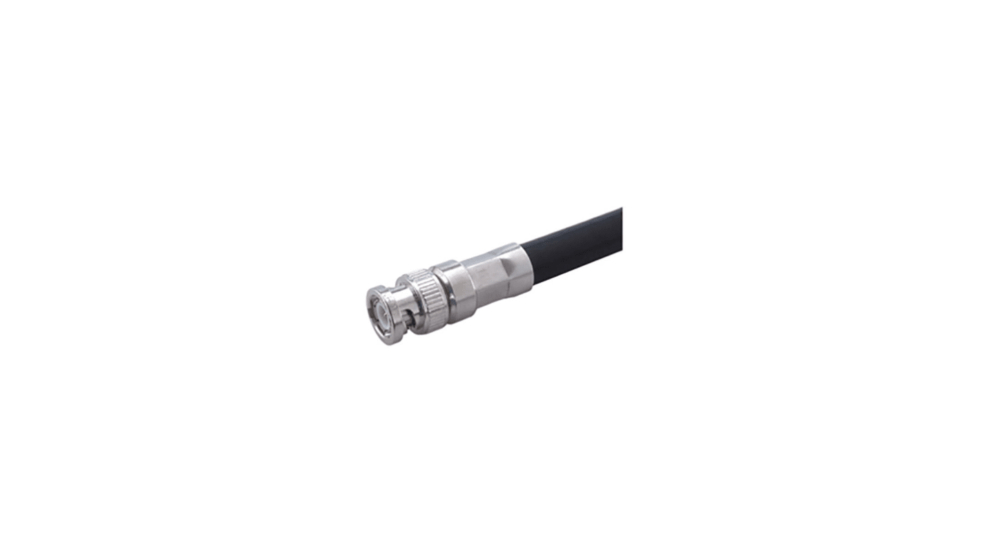 Huber+Suhner 11_BNC-50-7-6/133_NE Series, Plug Cable Mount BNC Connector, 50Ω, Crimp Termination, Straight Body