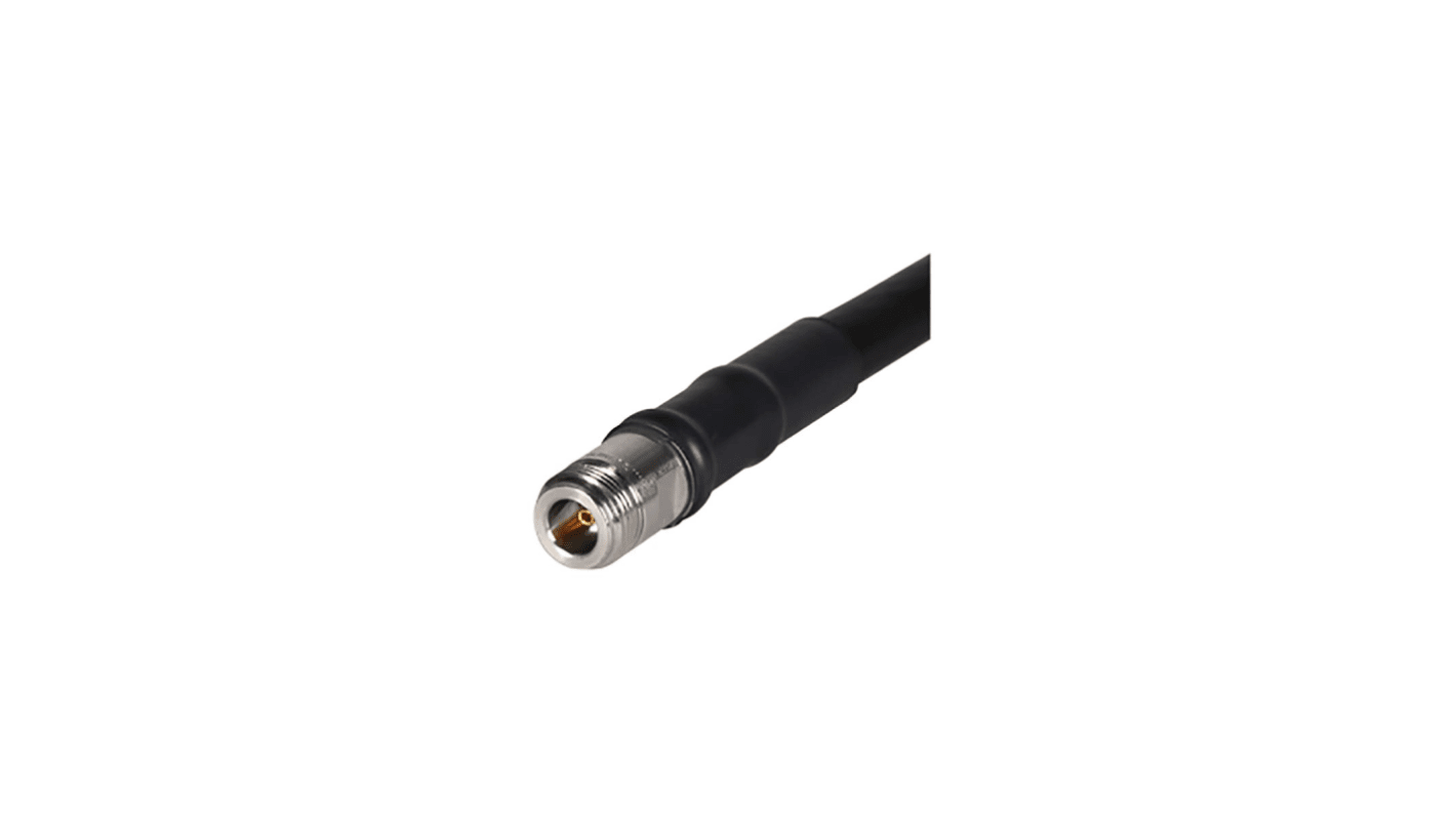 Huber+Suhner 21_N-50-7-32/133_NE Series, Jack Cable Mount N Connector, 50Ω, Crimp Termination, Straight Body