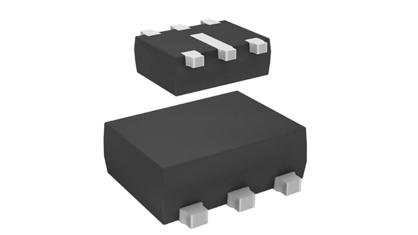 Diodes Inc DMG1023 P-Channel MOSFET, 1.03 A, 20 V, 6-Pin SOT-563 DMG1023UVQ-7