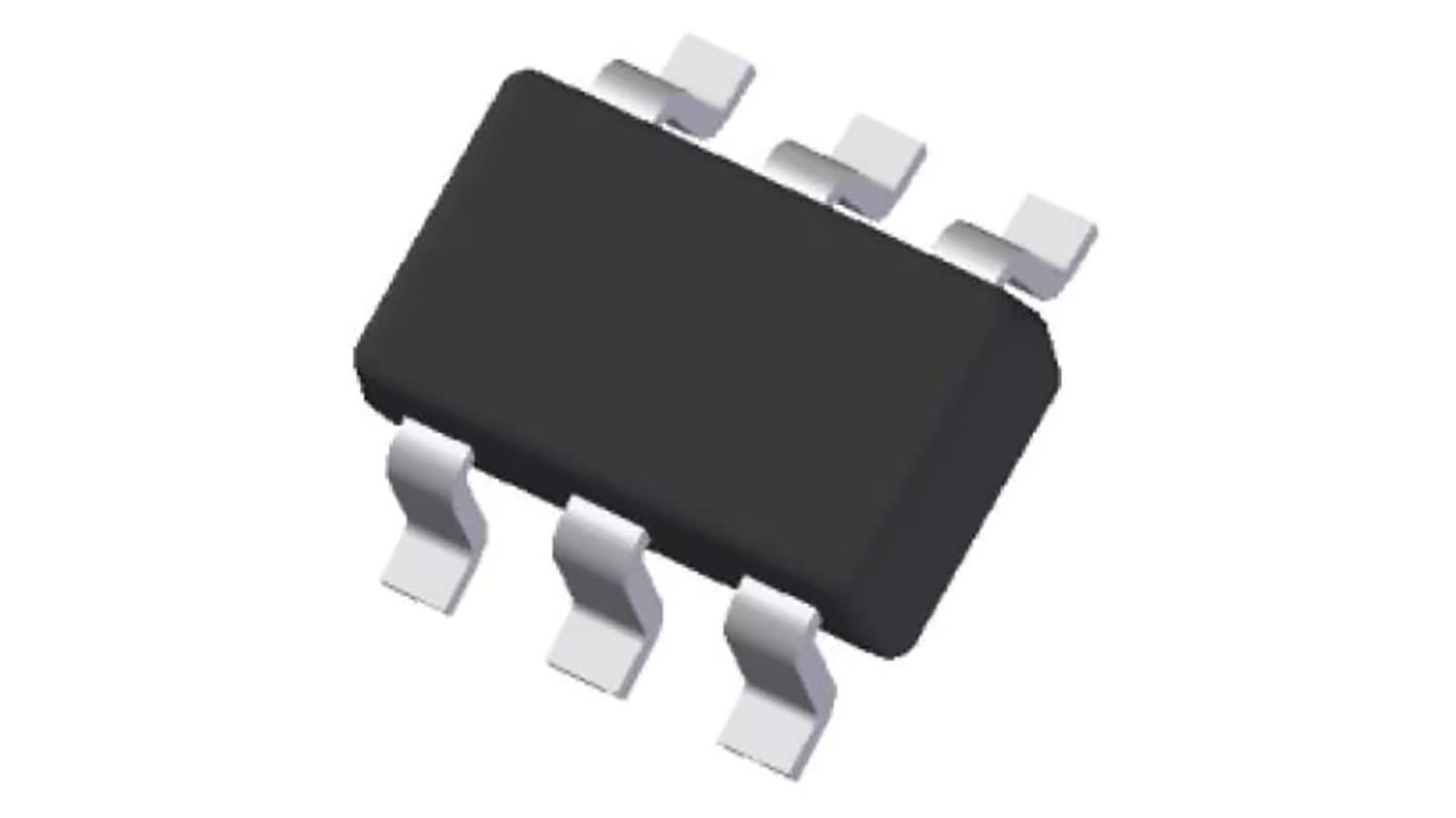 Dual N-Channel MOSFET, 800 mA, 30 V, 6-Pin SOT-363 Diodes Inc DMN3401LDW-7