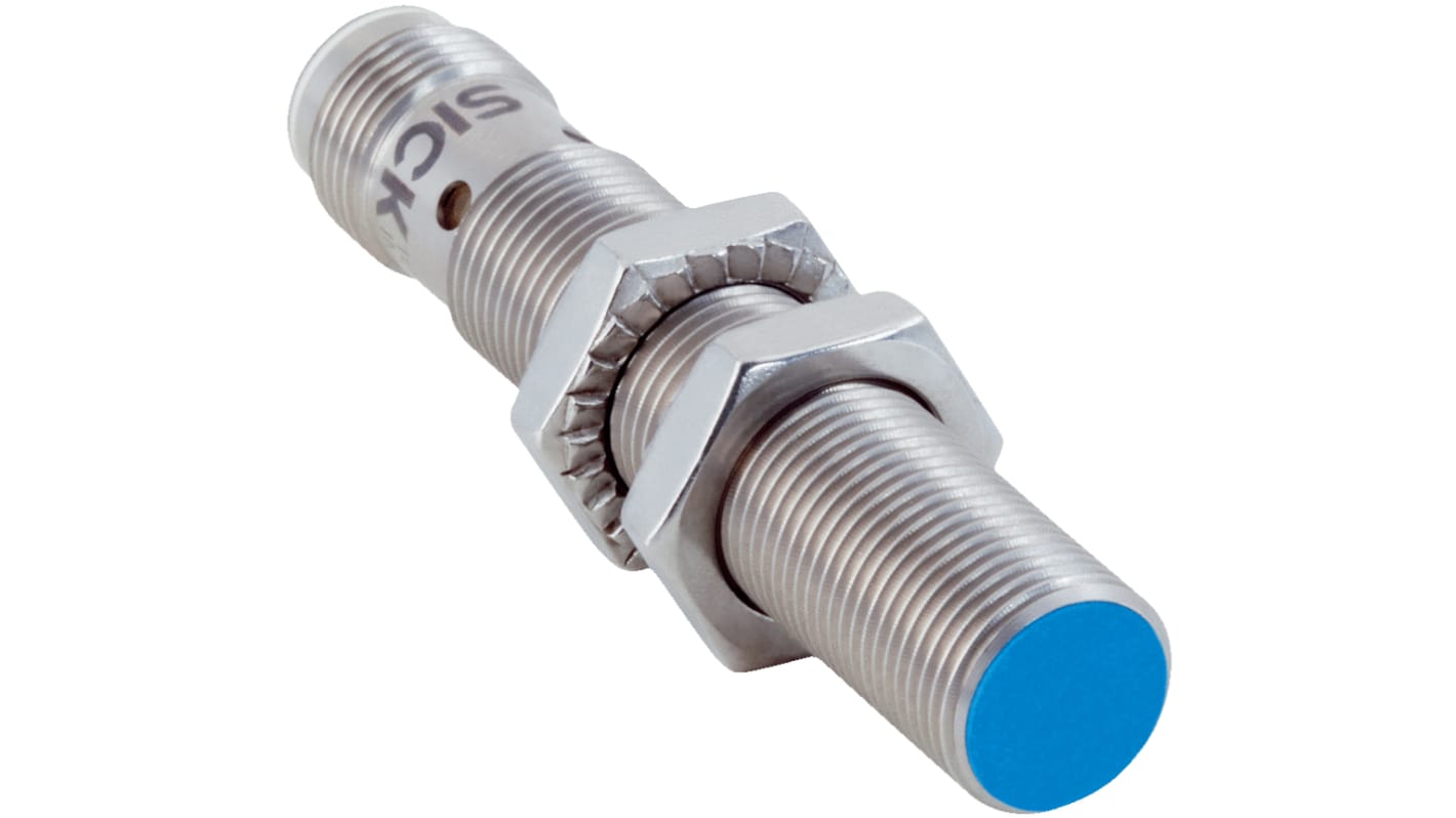 Rs-Online Sensore di prossimità Cilindro filettato SICK M12 rilevamento 4 mm 10 → 30 V CC