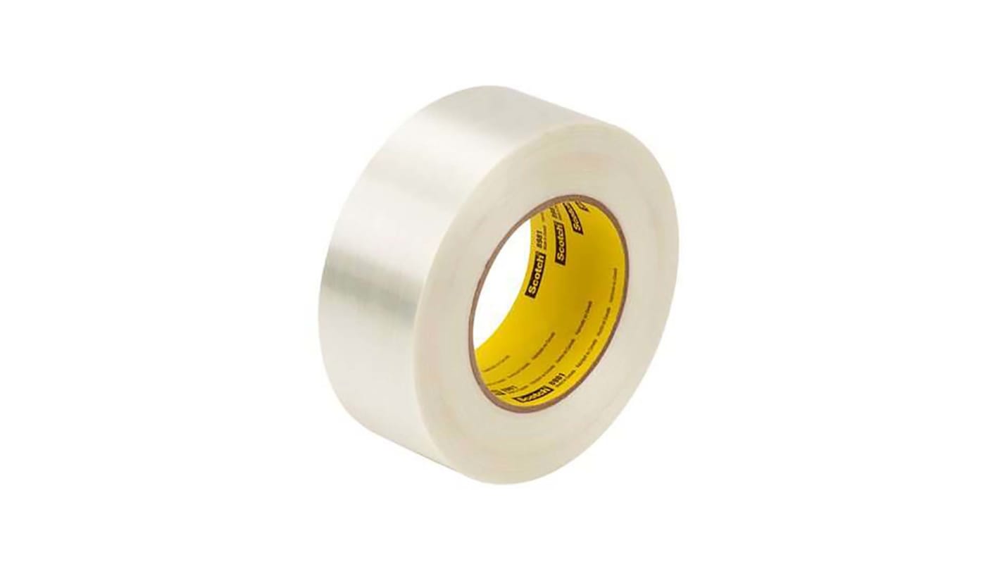 3M 8981 Duct Tape, 50m x 19mm, Transparent