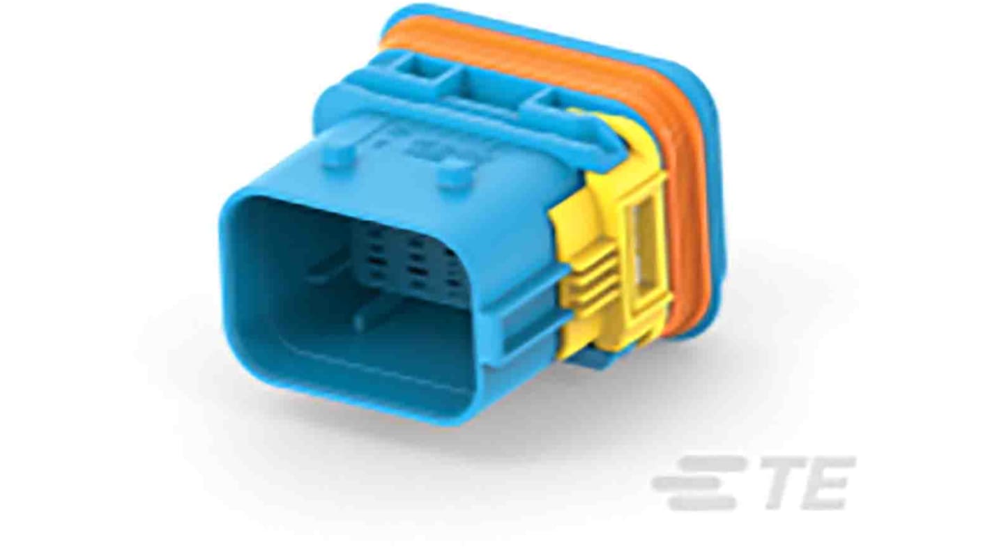 Connettore automotive TE Connectivity, Maschio, 22 vie, 3, 4 file