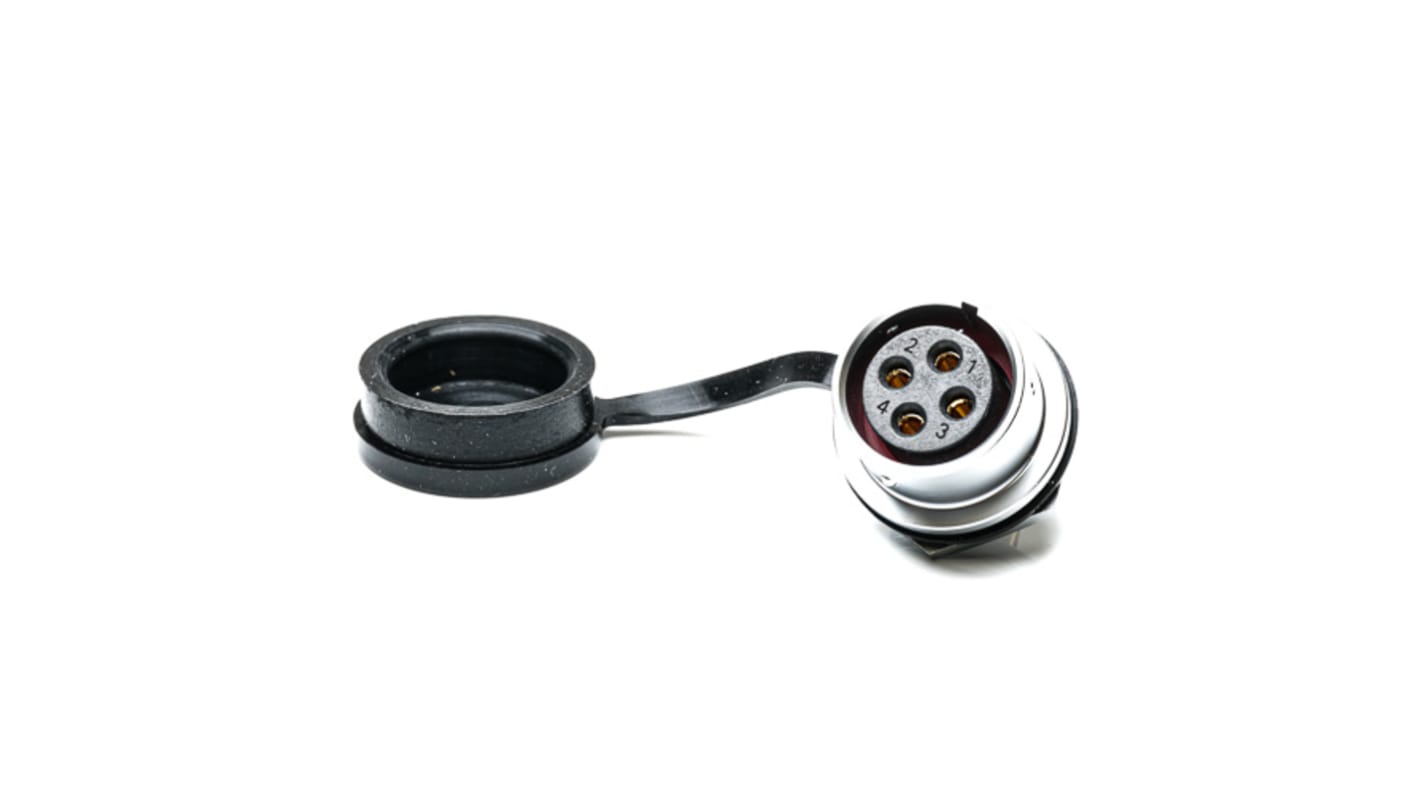 RS PRO Circular Connector, 4 Contacts, Front Mount, M20 Connector, Socket, Female, IP67
