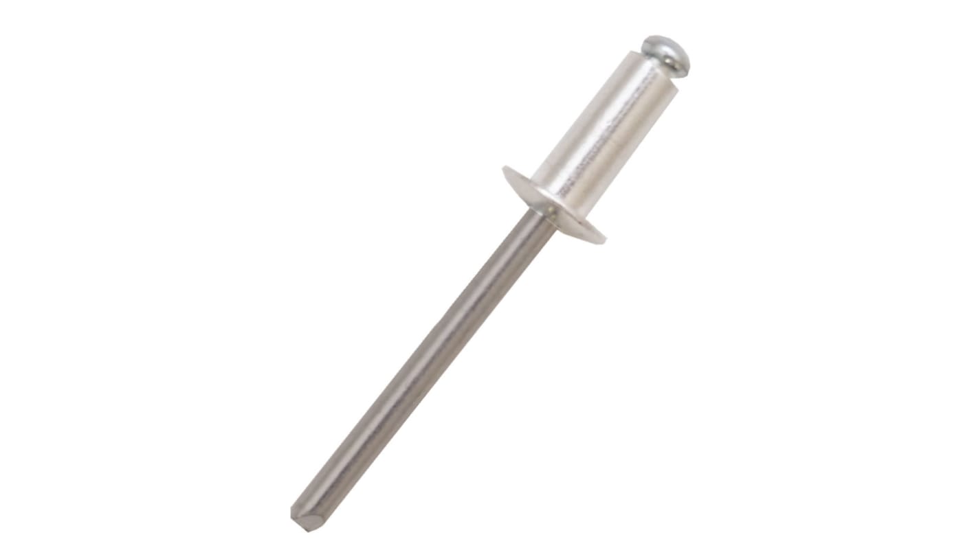 RS PRO Aluminium Blind Rivet, 3.2mm