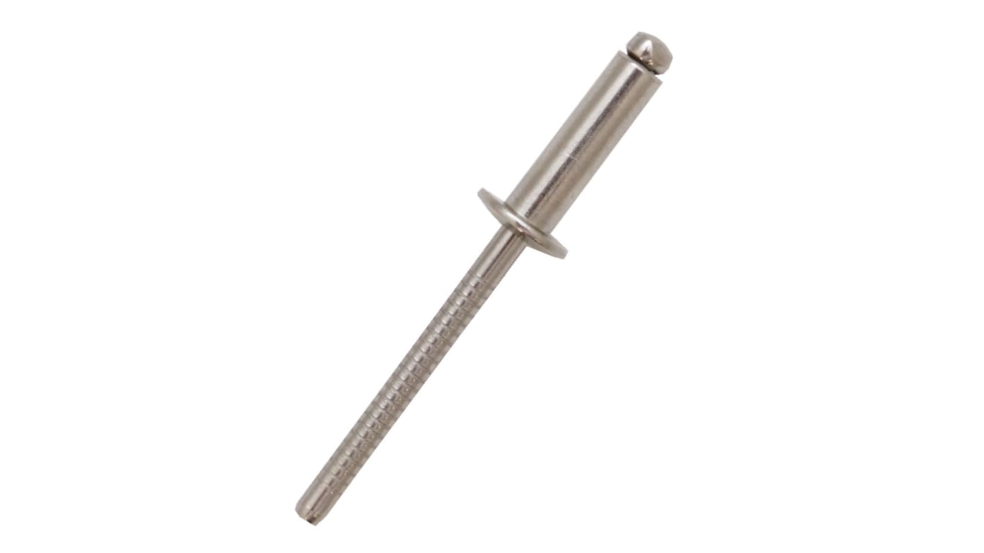 Rivetto Cieco RS PRO in Acciaio Inox, col. Grigio, Ø 3.2mm, L. 6mm