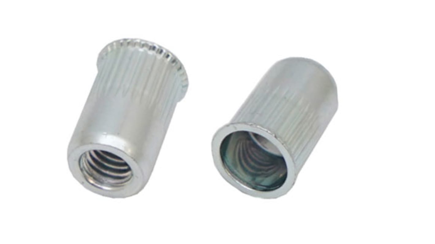 RS PRO Plain, M4 Threaded Insert diameter 6.4mm
