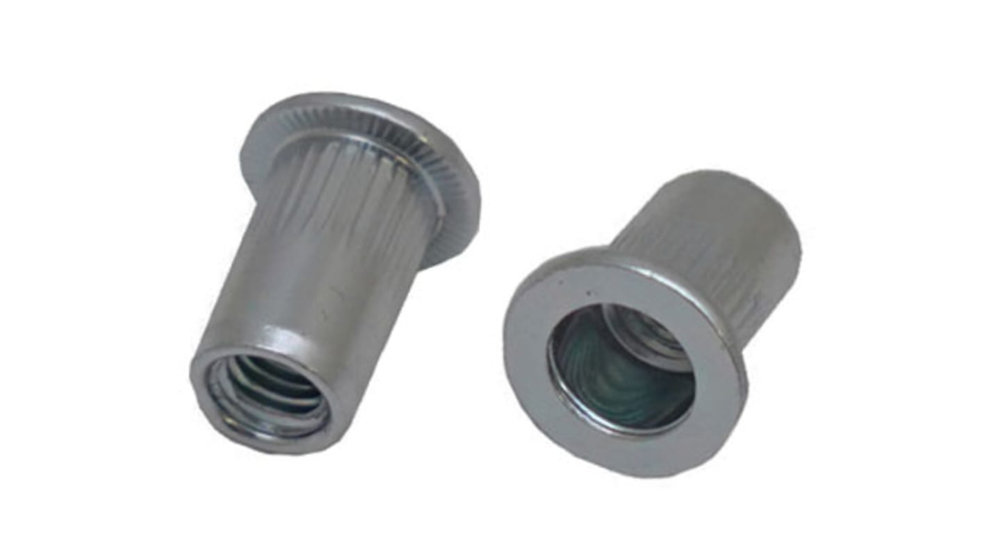 RS PRO Plain, M4 Threaded Insert diameter 6mm