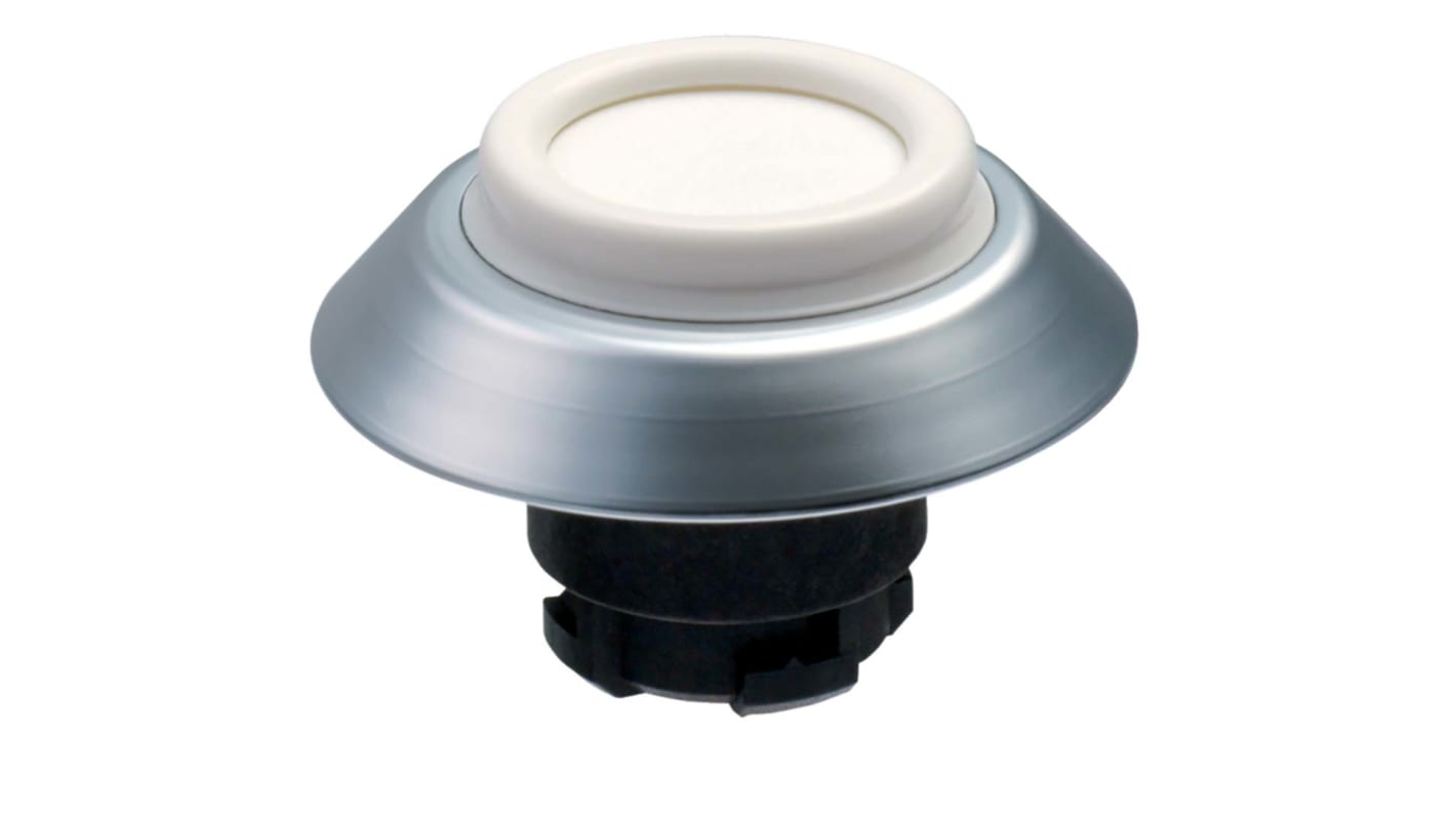 Schmersal NDTWS Series White Illuminated Momentary Push Button, 22.3mm Cutout, IP67, IP69K