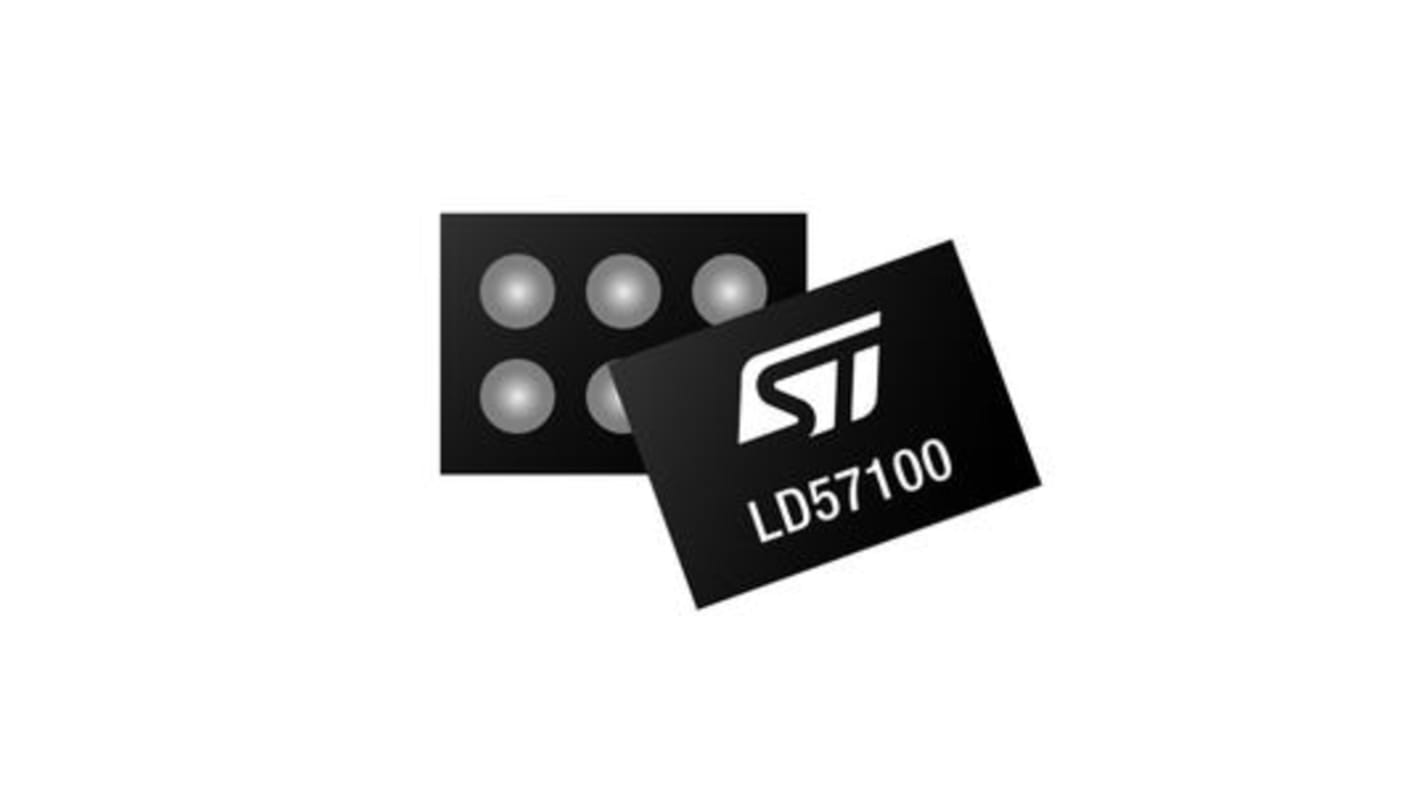 STMicroelectronics 稳压芯片, 1.9 → 3.6 v输出, 1A最大输出, 单路输出, DFN, 6针, 贴片安装, ±5%精度