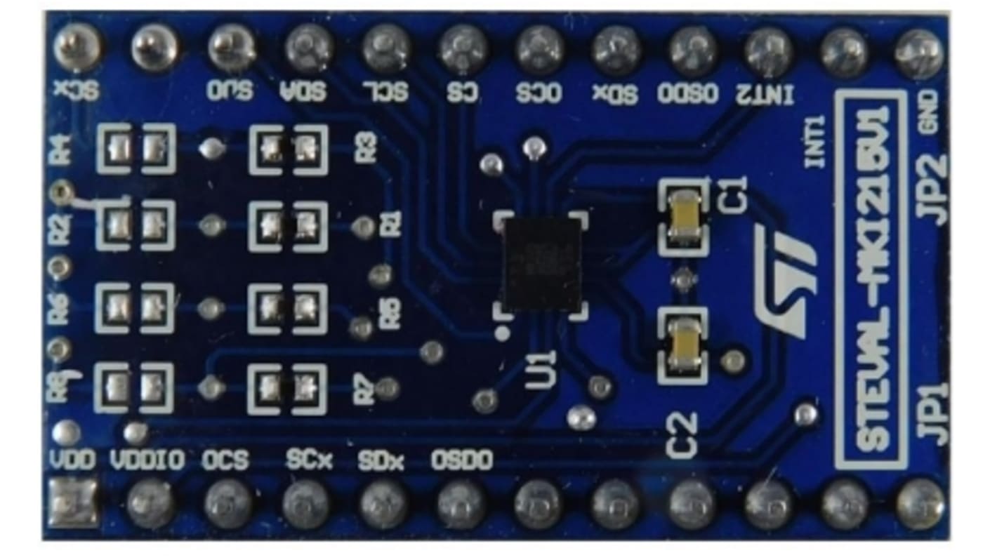 STMicroelectronics LSM6DSO32 adapter board for a standard DIL24 socket 评估测试板, LSM6DSO32芯片, 用于x －一块 IKS01A1 ， x －一块