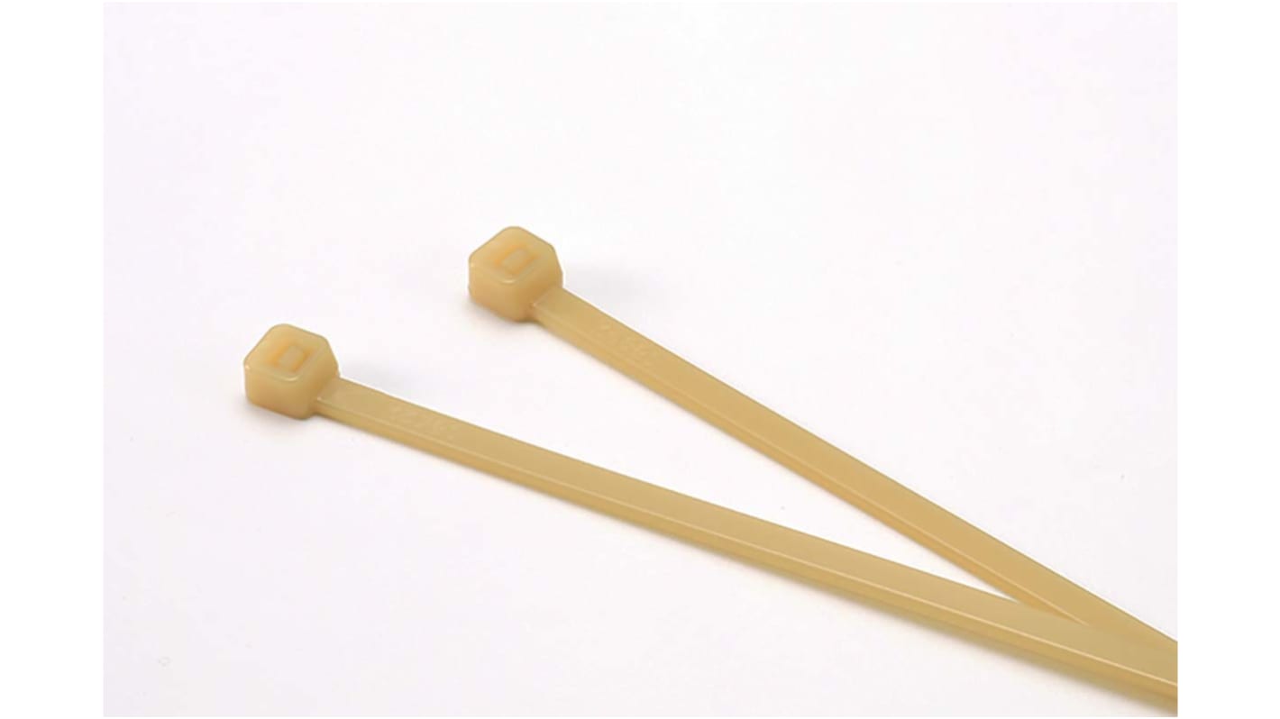 Brida RS PRO de PA 4.6, 385mm x 4,8 mm, Resistente al calor, No reutilizable