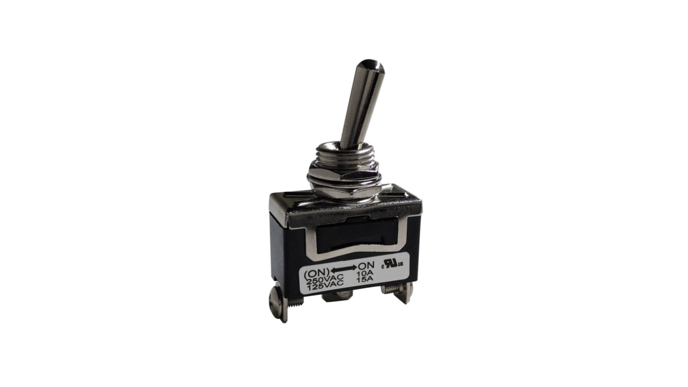 Interruptor de palanca SPDT IP40, Funcionamiento (On)-On, No