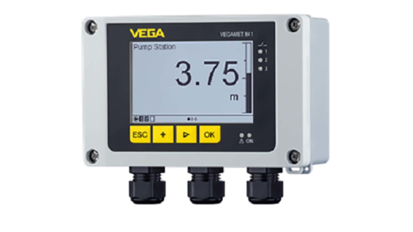 Vega VEGAMET 861 Series Level Controller - Wall Mount, 100 → 230 V 1 Voltage Input Analogue and Relay